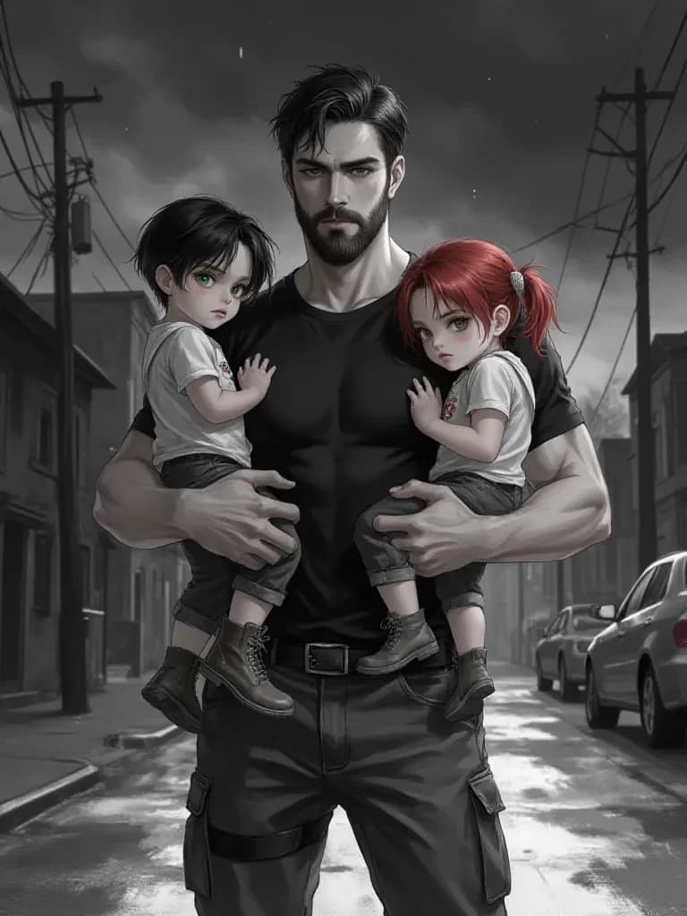 Kalen(father), Aiden(son) and Alice(daughter) thumbnail