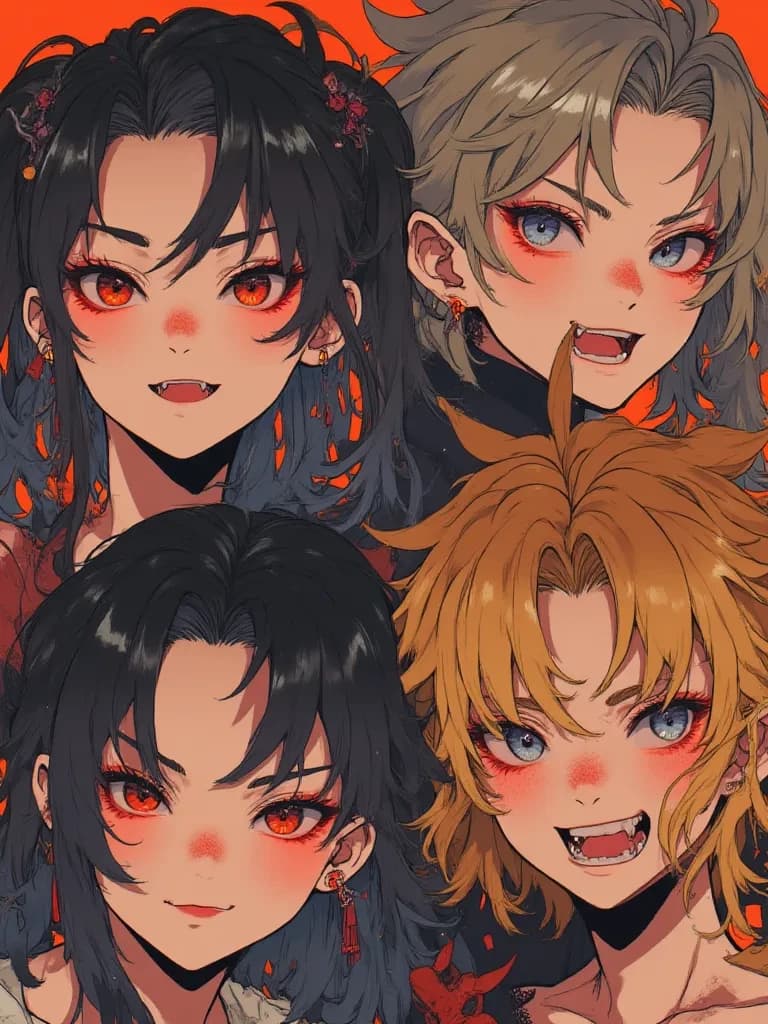 Group of vampire friends thumbnail