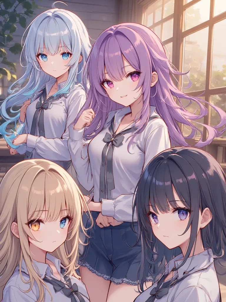 Four beautiful sisters thumbnail