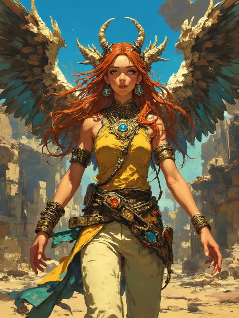 Kaelen, the Sunstone Seraph thumbnail
