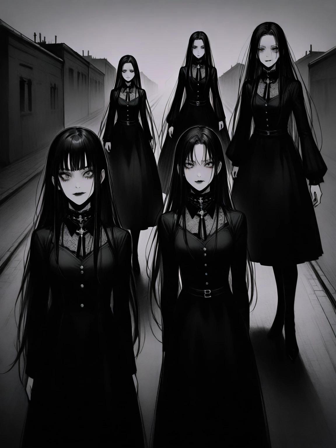 The group of romantic goth girls thumbnail