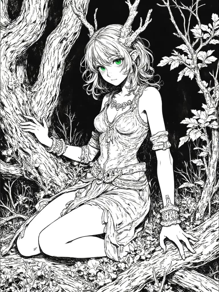 Dryad Guardian of the Whispering Woods thumbnail