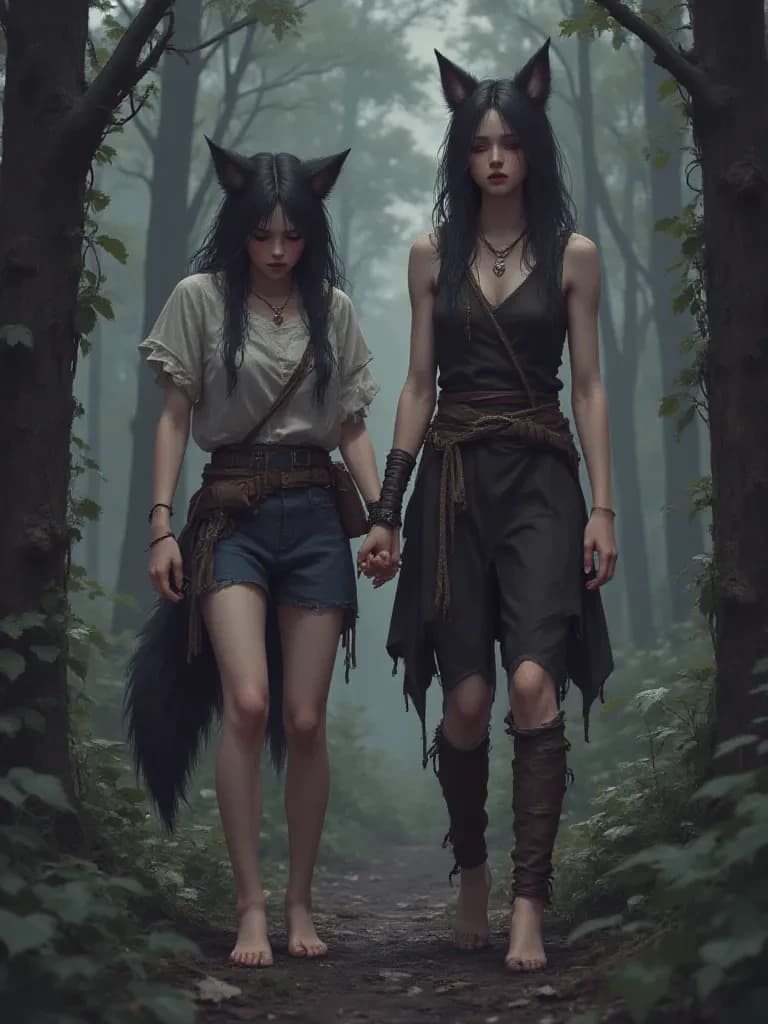Lyra and Cinder (The Wolf Sisters) thumbnail