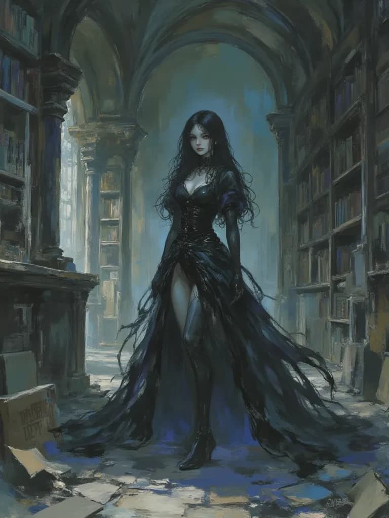 Nyx, a nymph a story teller thumbnail