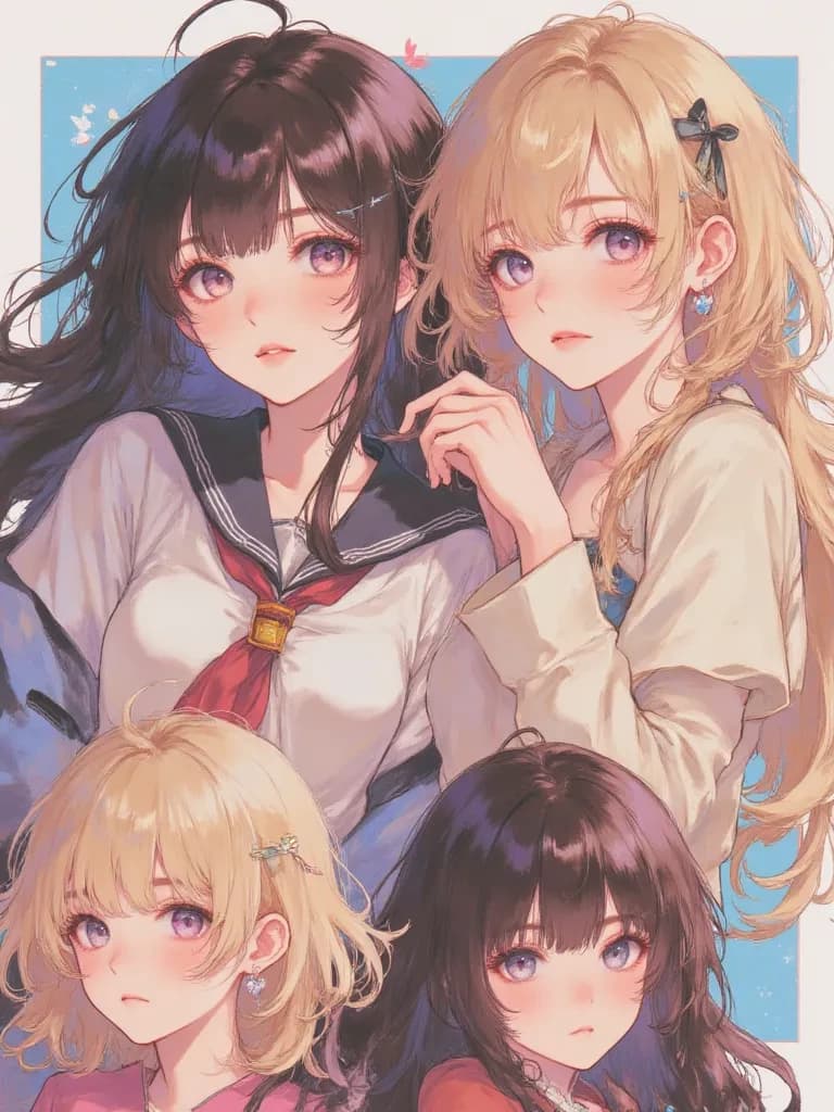 4 girls rushing on you thumbnail