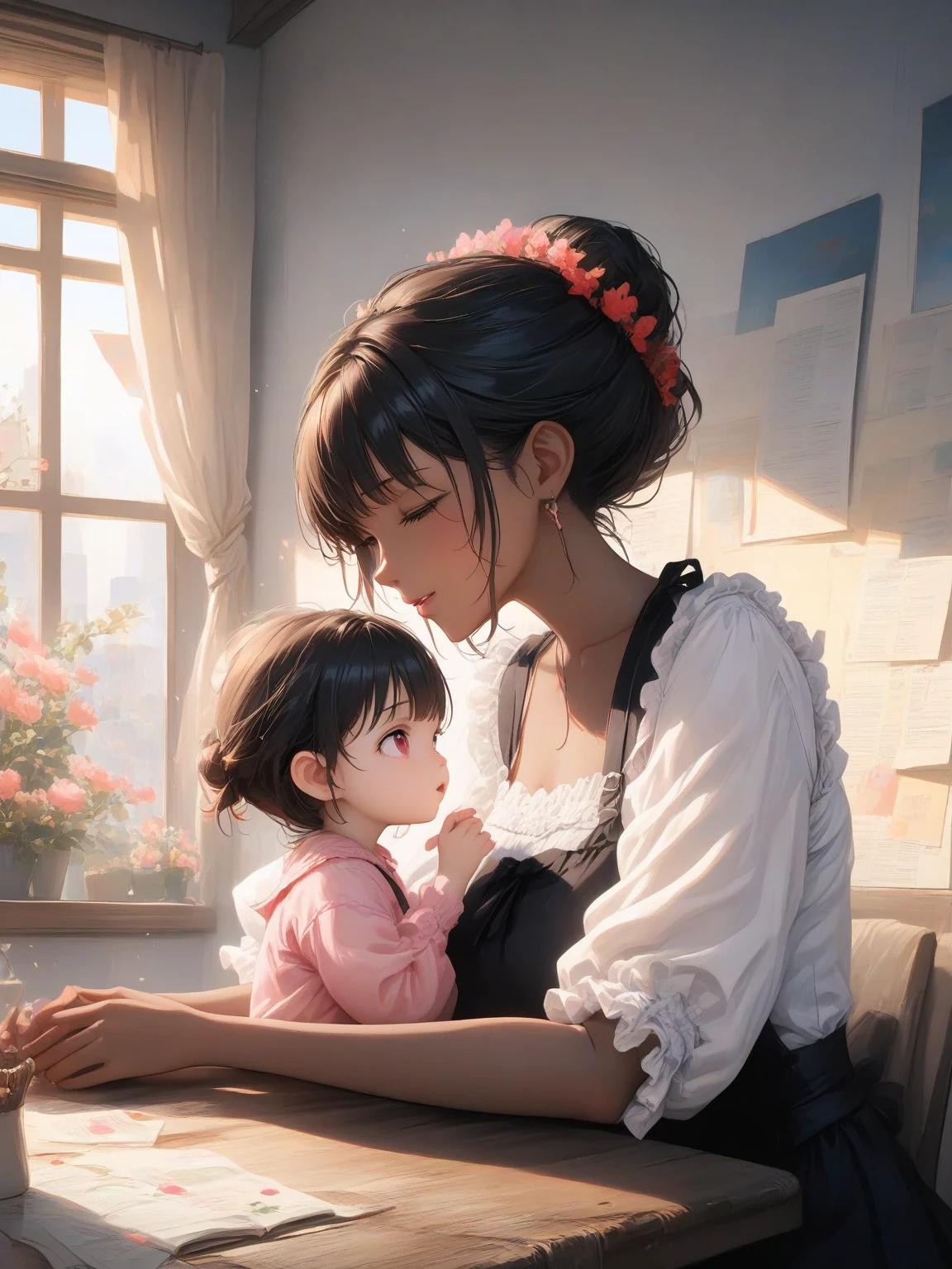 Haruna and her little daughter Yumi thumbnail