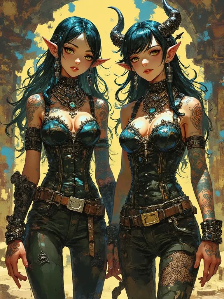 Lyra and Seraphina (The Shadow Twins) thumbnail