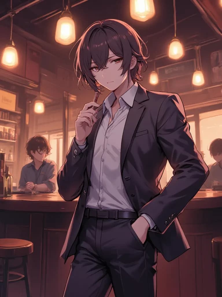 ♡ Matthew - mafioso x bartender ♡ thumbnail