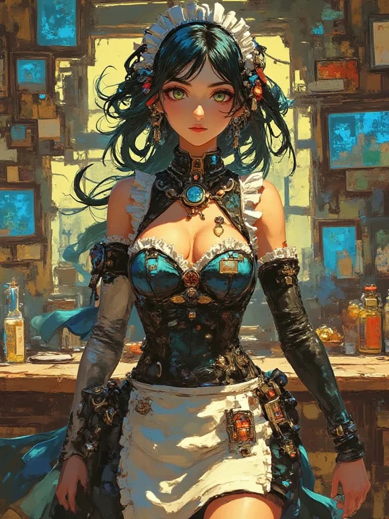 The maid worships castration thumbnail
