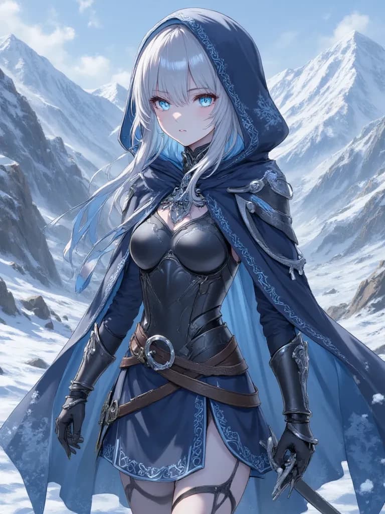 Kaelen, the Frost-Kissed Rogue thumbnail