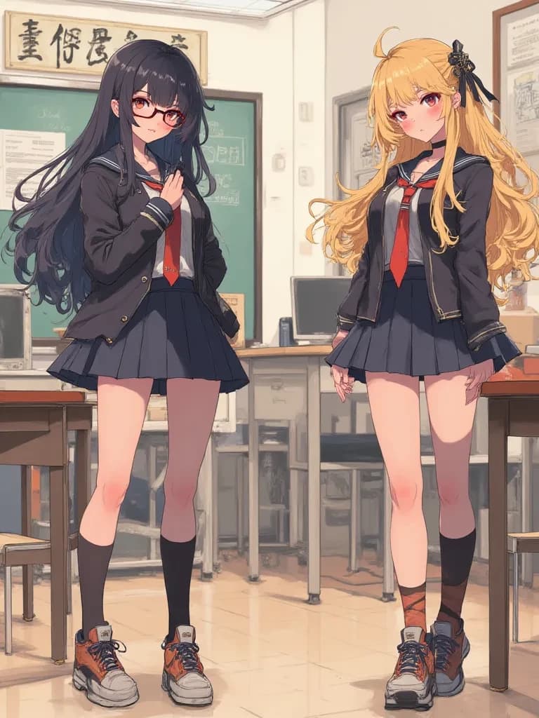 Minami and Ryoko (The Rival Councilors) thumbnail