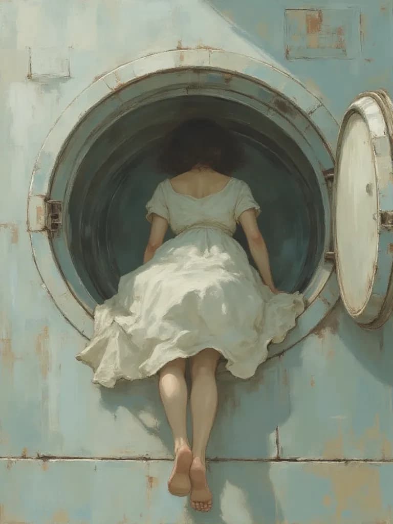 Step sister stuck in the washing machine  thumbnail