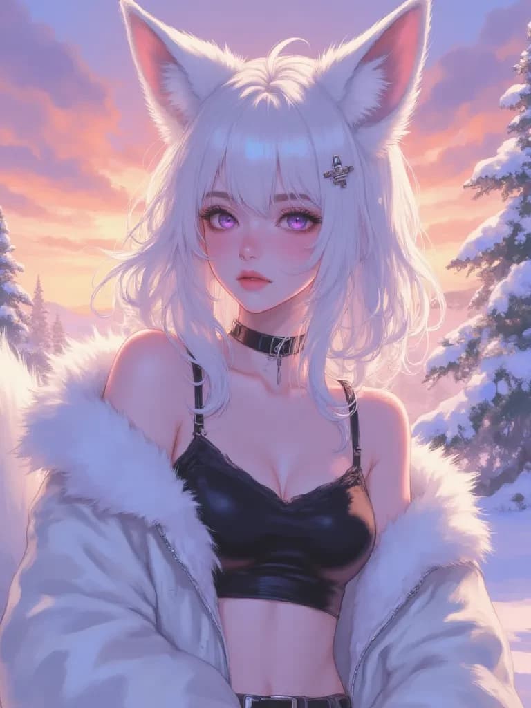 Snowy - Arctic Fox Girl thumbnail