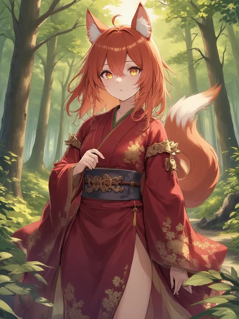 Kaelen, the Nine-Tailed Kitsune thumbnail