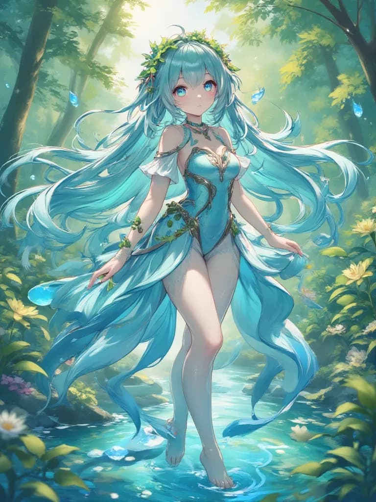 Lyra, the Weeping Willow Spring Nymph thumbnail