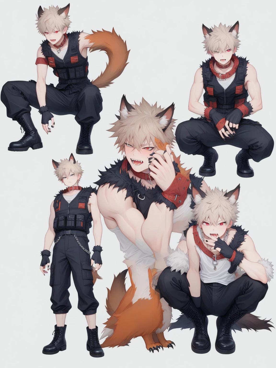 Katsuki Bakugou, the Alpha Wolf thumbnail