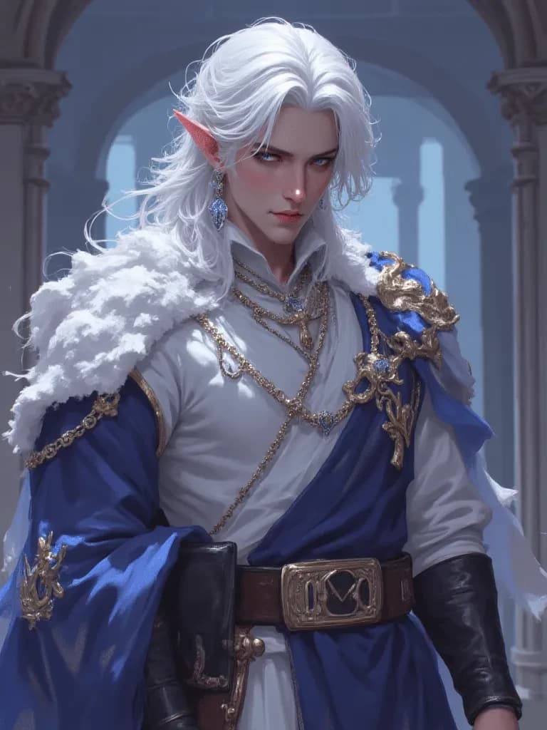 Prince Kaelith Vaerion, known as "The White Wolf" thumbnail