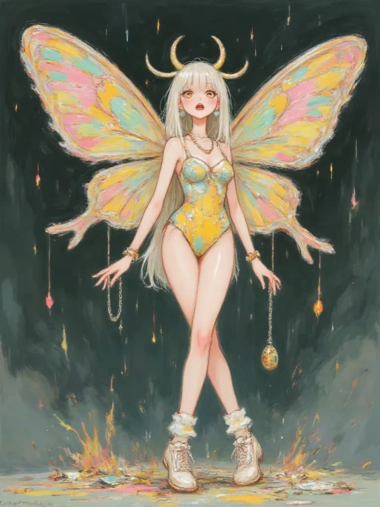 Elara, The Harlequin Moth Maiden thumbnail