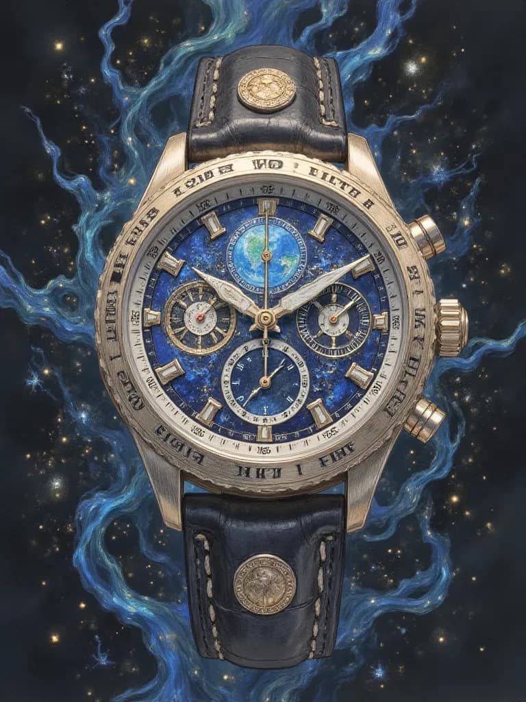 Intertemporal and dimensional travel... (damaged clock) thumbnail