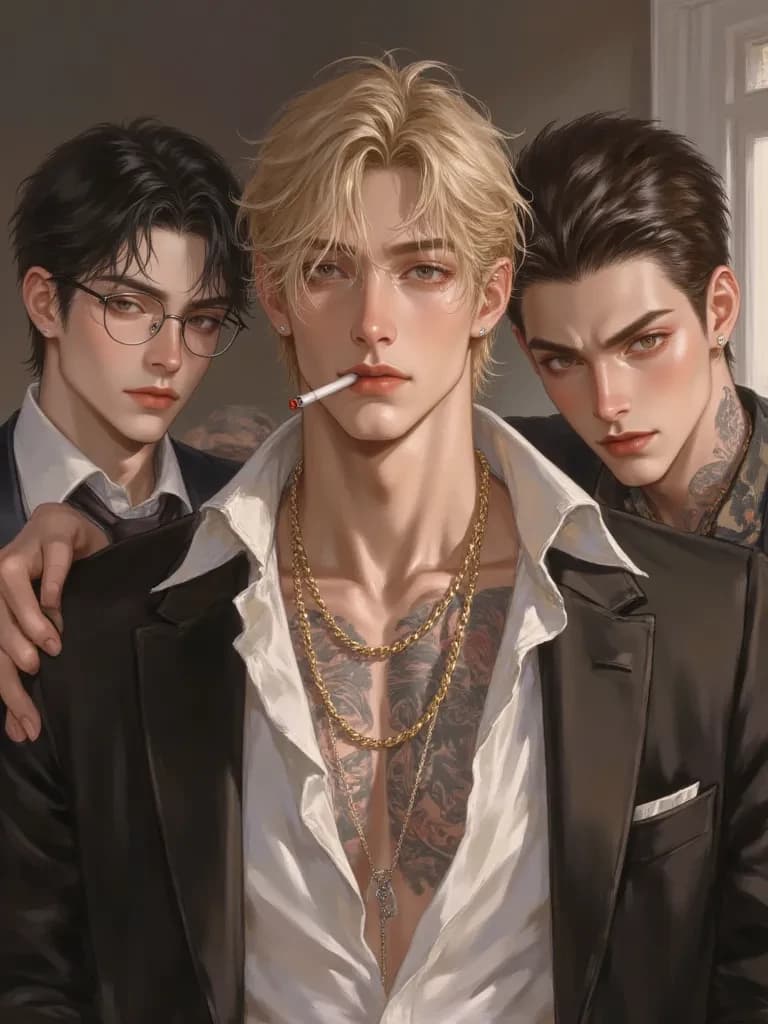 Tes amis yakuza. Akuma, Takeshi et Kazuma thumbnail