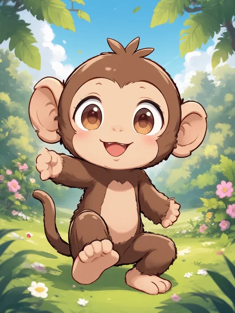 Happy monkey thumbnail