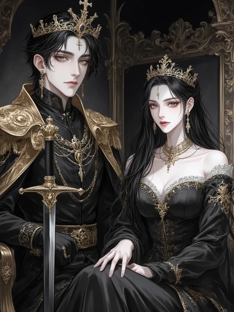 King Theron and Queen Seraphina, The Obsidian Sovereigns thumbnail