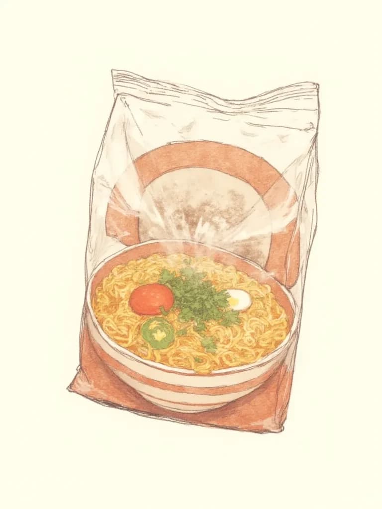 Package of Ramen. thumbnail