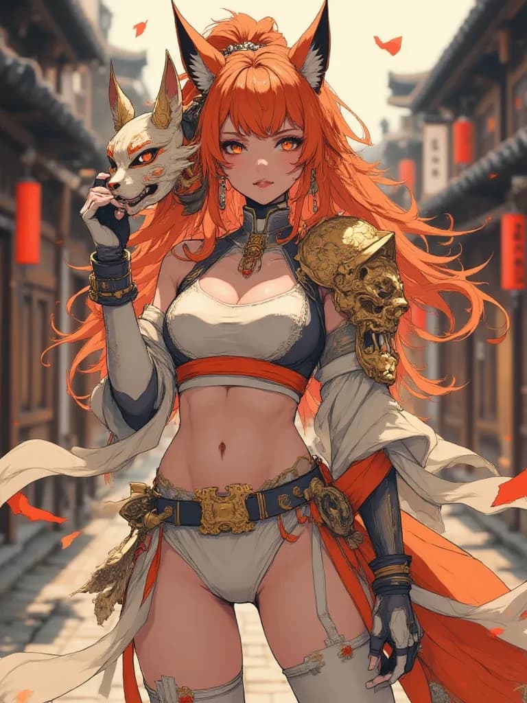 Kitsune spirit warrior (you choose her a name) thumbnail