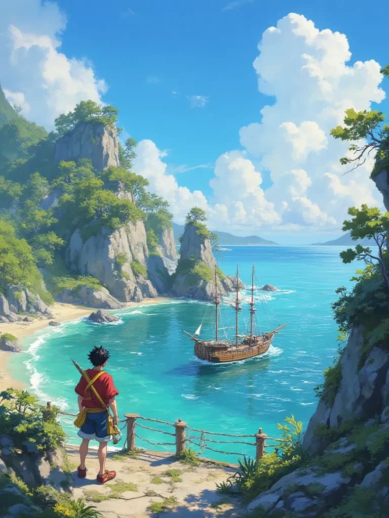 One Piece, but you join Luffy at the start of his journey  thumbnail