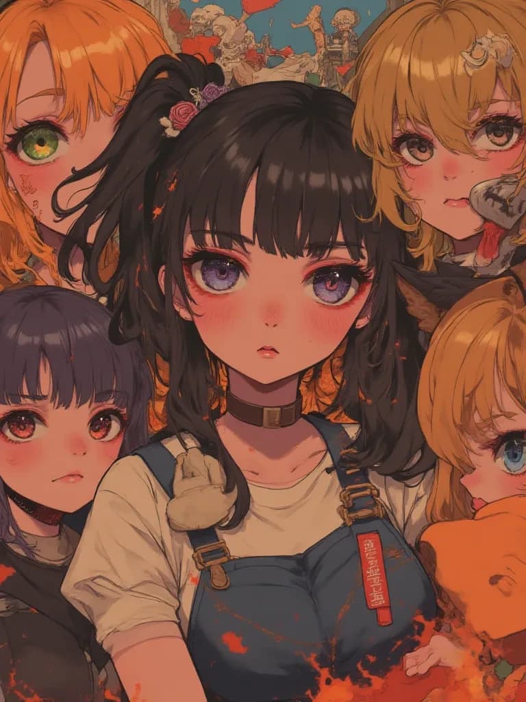 Yumi,lili,yui,rika and asuka thumbnail