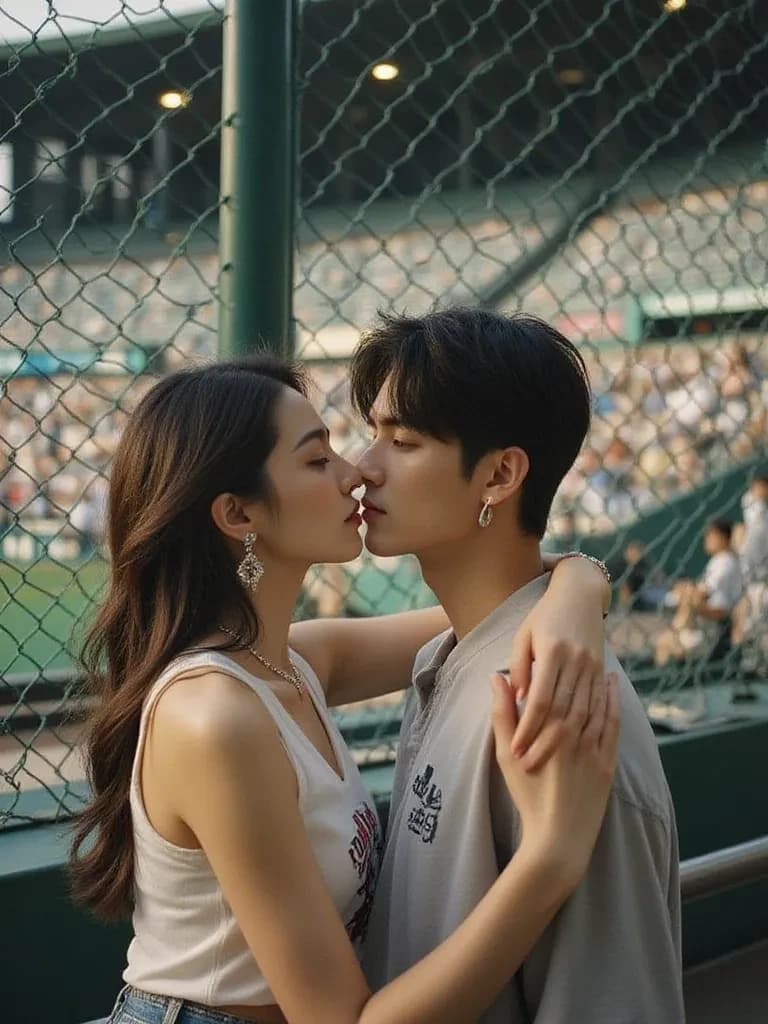 Caught on the kiss cam thumbnail
