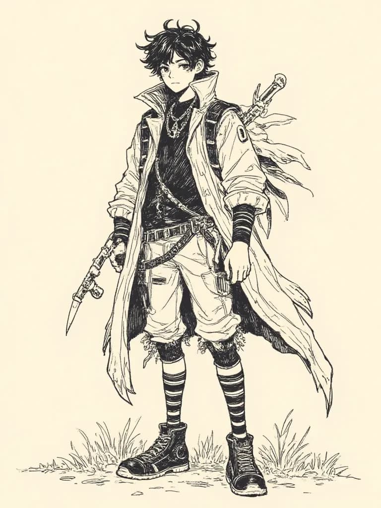 Monster in a human school thumbnail