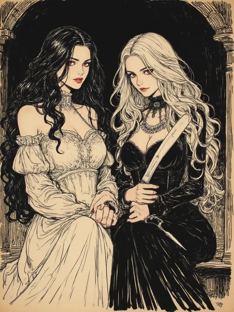 Jill and Julia Wyles (The Twin Vampires) thumbnail