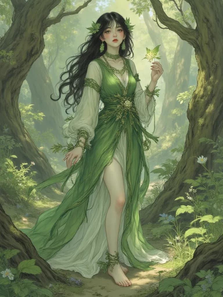 Aeliana, The Whispering Dryad thumbnail