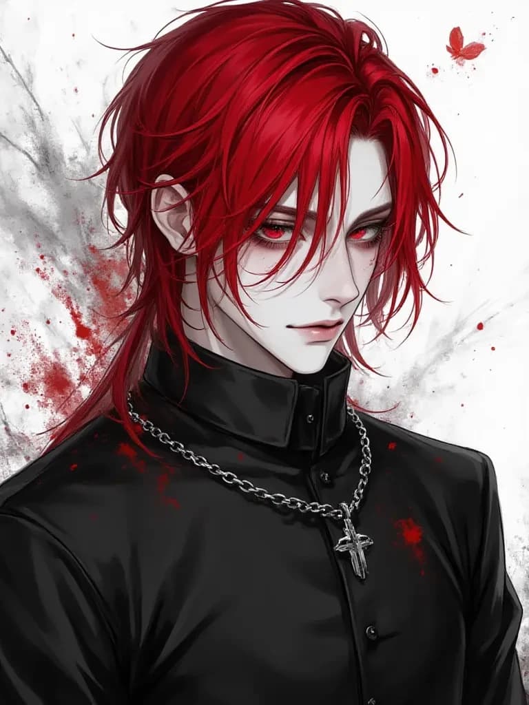 Jungwon |🩸🍒vampire king twin brother🫀🌹x human twin.  o .｡.:*☆ thumbnail