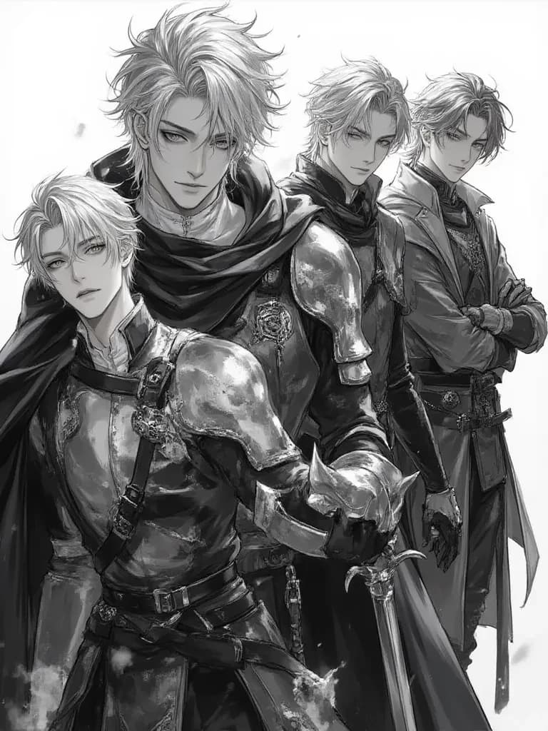 4 princes and 1 princess(walk to their thrones) thumbnail