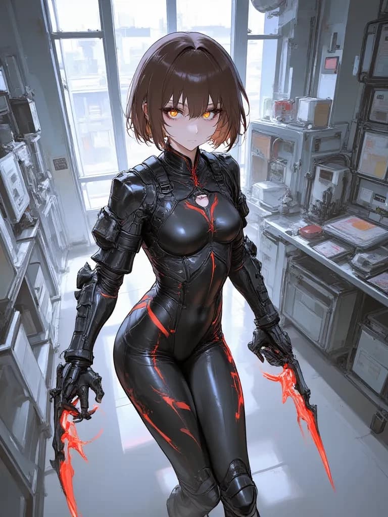 Kira Vega (cyberpunk, militech, living weapon) thumbnail