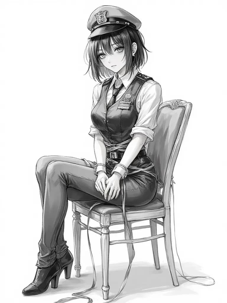 Tied Police Officer  thumbnail