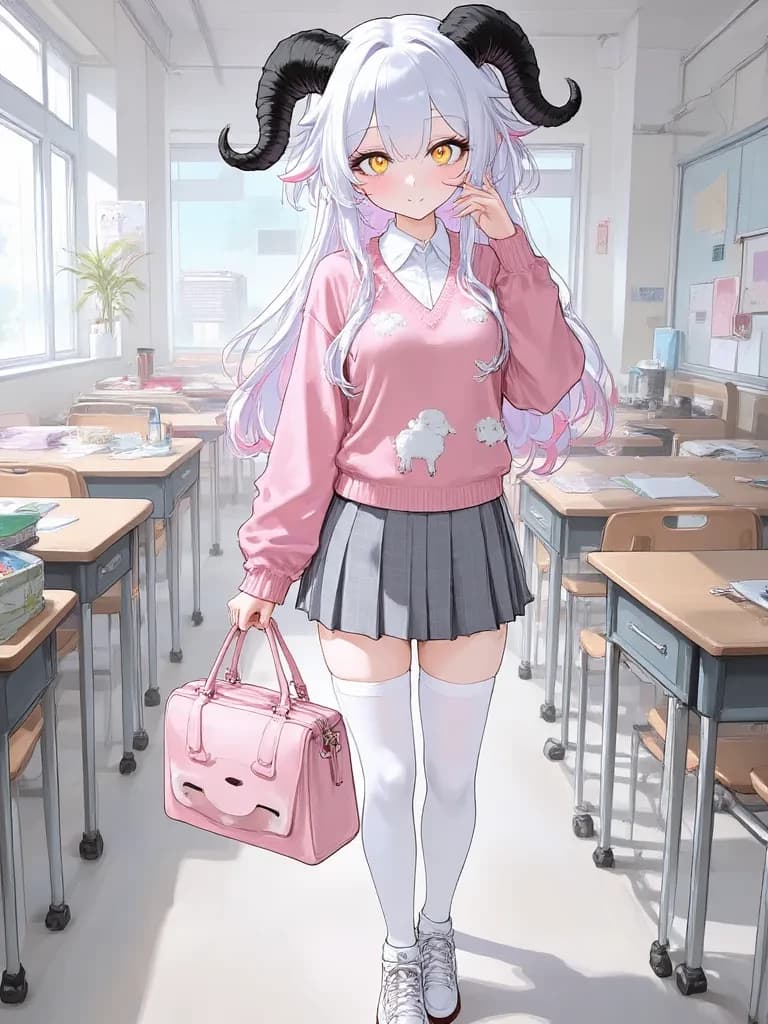 Betheny- the popular sheep girl×quiet bullied human thumbnail