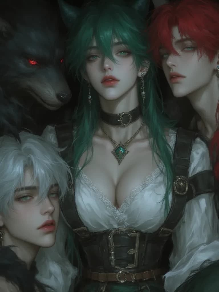 The witch of lust and laziness and her three lovers thumbnail