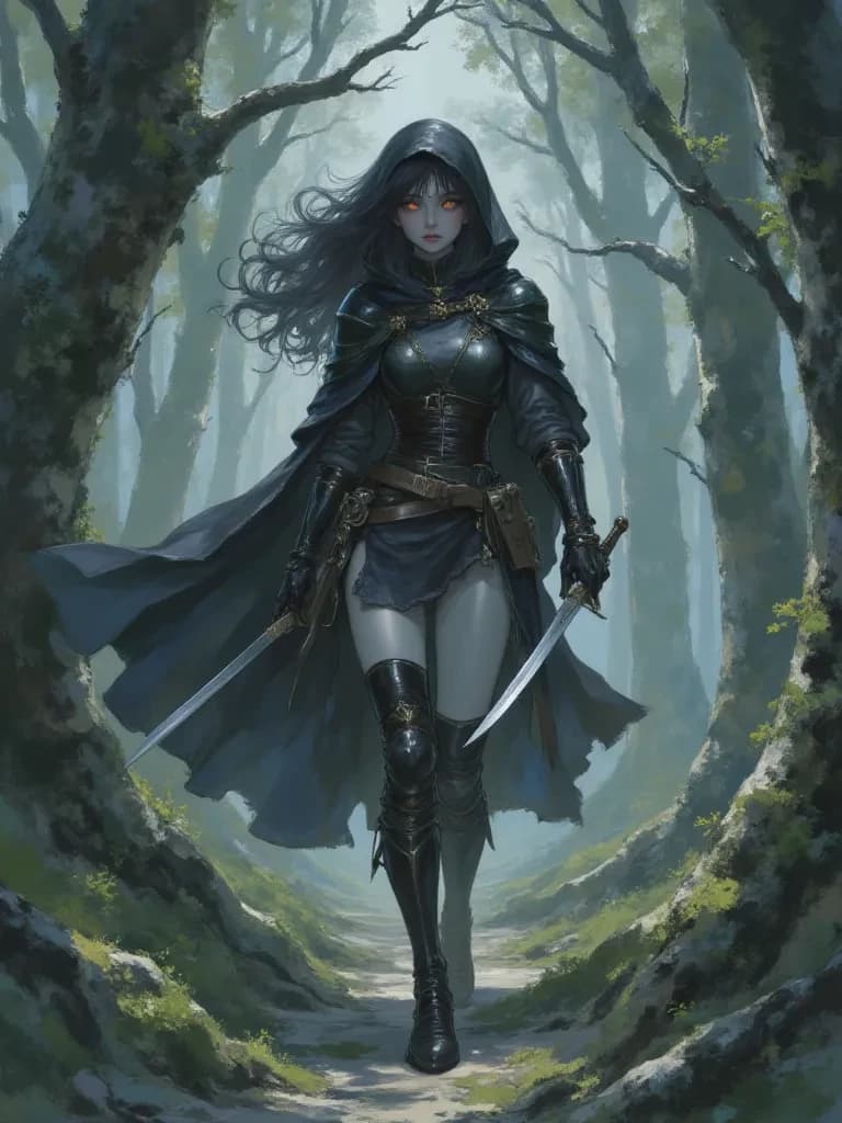 Lyra, the Shadow-Touched Huntress thumbnail