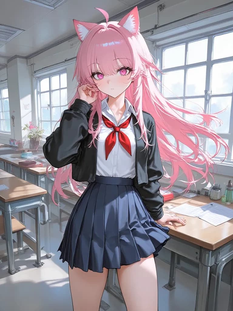 akari (new girl in your high school) thumbnail