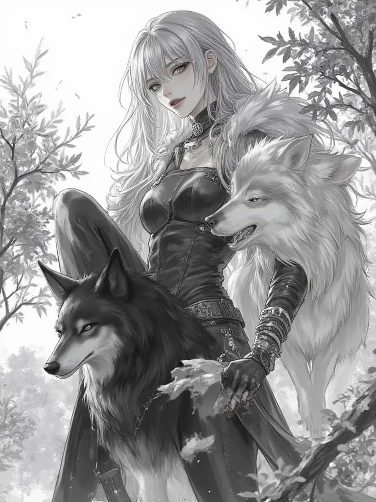 Female wolf pack thumbnail