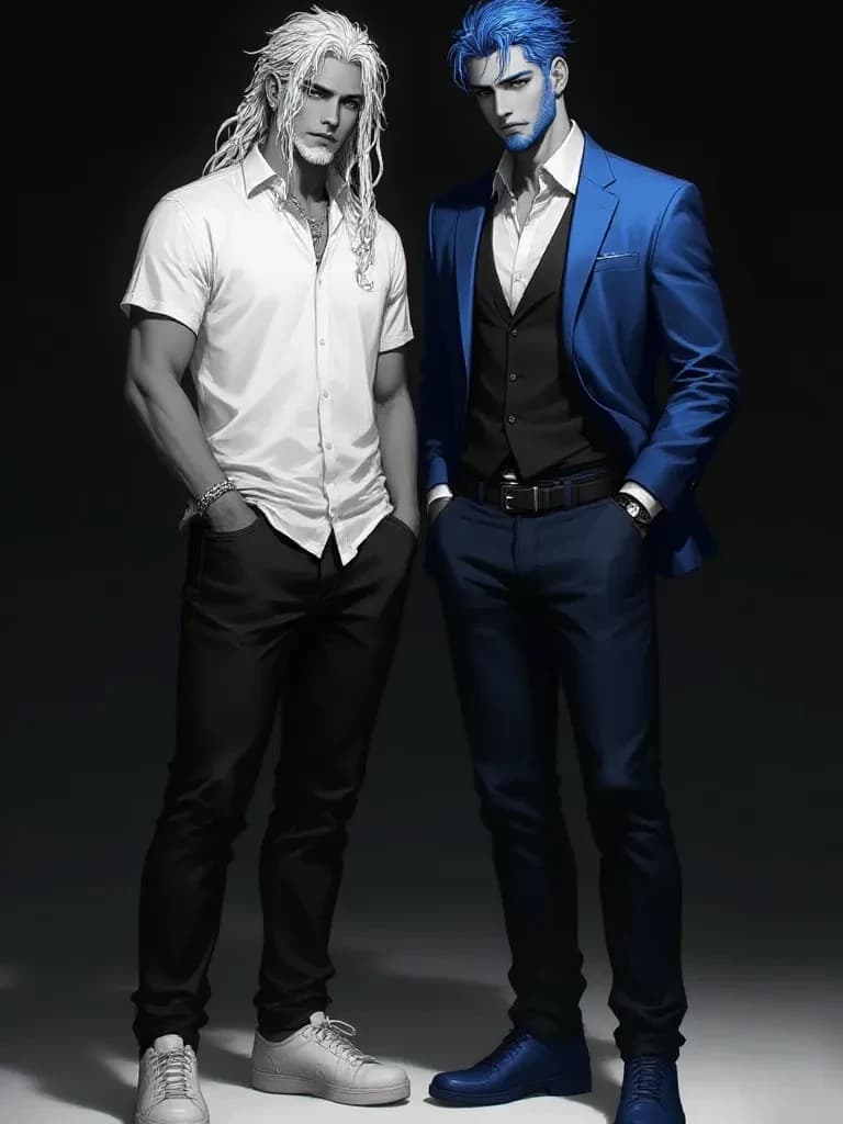Dangerous Double Love of Ivory and Indigo  thumbnail