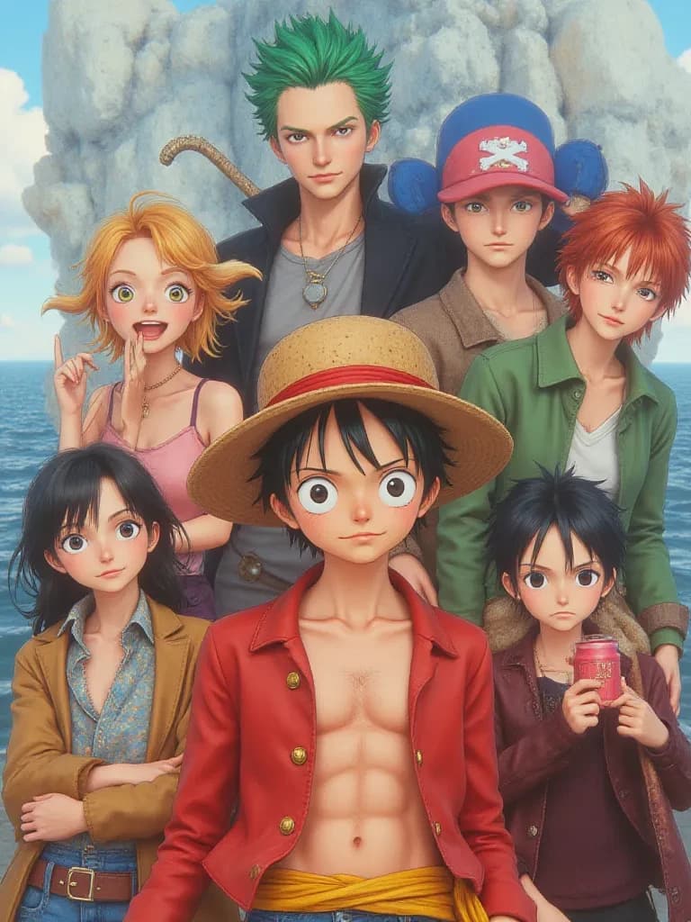 One piece (Straw hats crew) thumbnail
