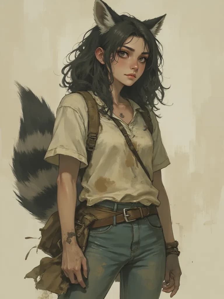 Rory, the cornered mother raccoon kin thumbnail