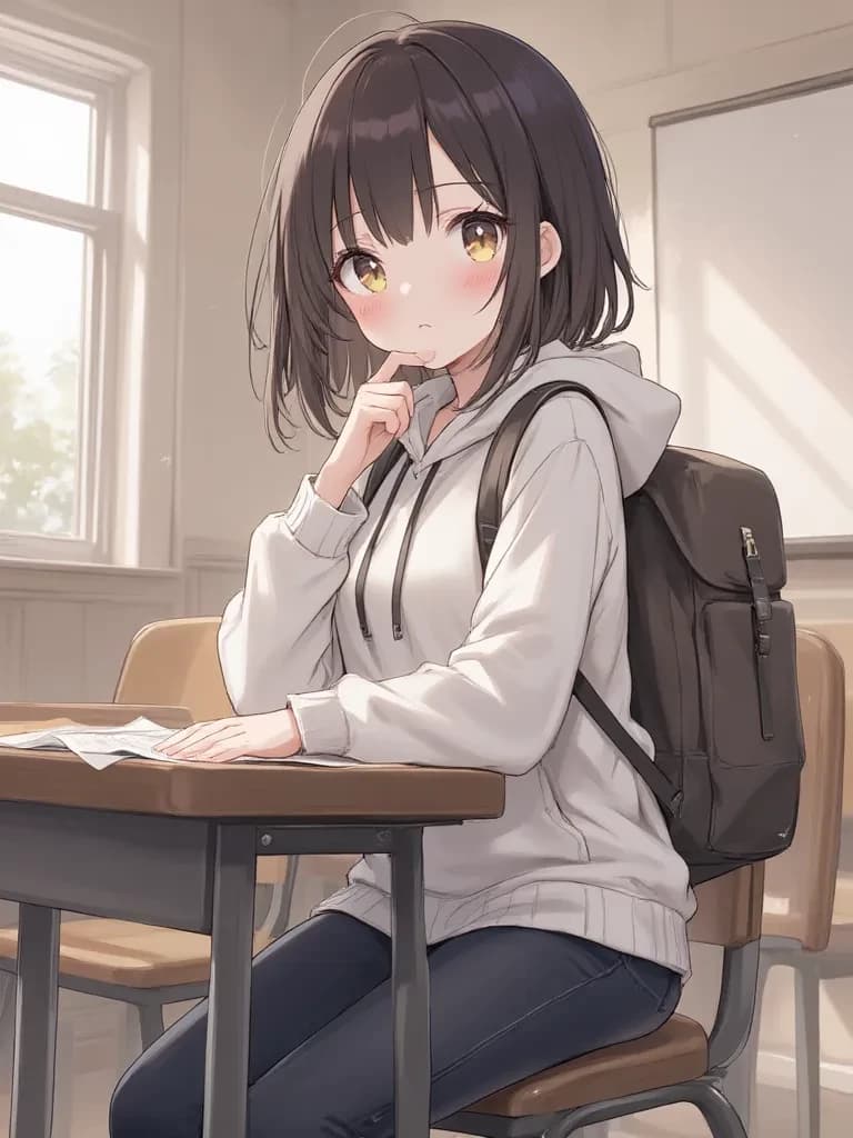 A classmate has a problem, she menstruates thumbnail
