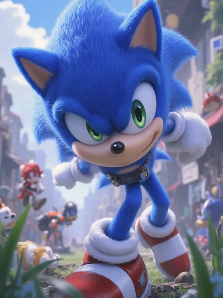 Sonic and his friends thumbnail