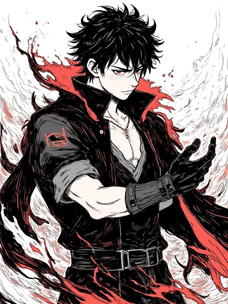 Name: Hiroshi — Black Flame Dragon Slayer thumbnail