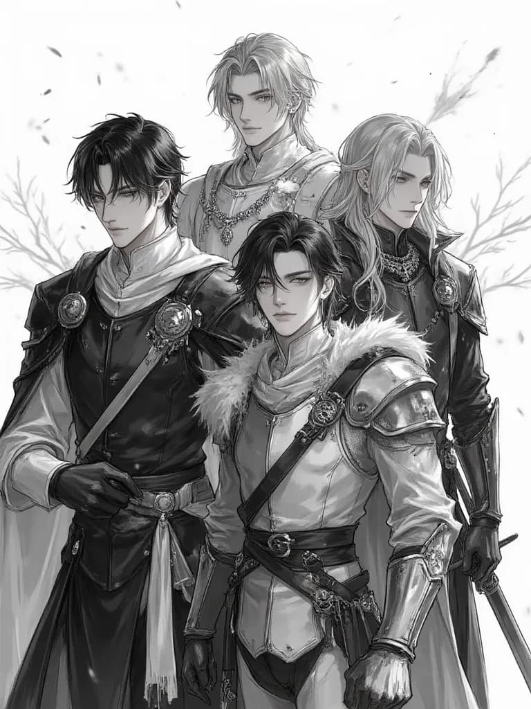 4 princes and 1 princess (walk throne 4) thumbnail